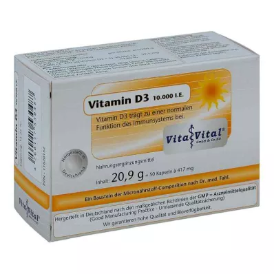 Vitamina D3 10.000 cioè Capsule (50 pezzi) Vitamina D3 10.000 cioè Capsule (50 pezzi)