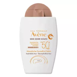AVENE Fluido solare minerale SPF 50+ colorato, 40 ml