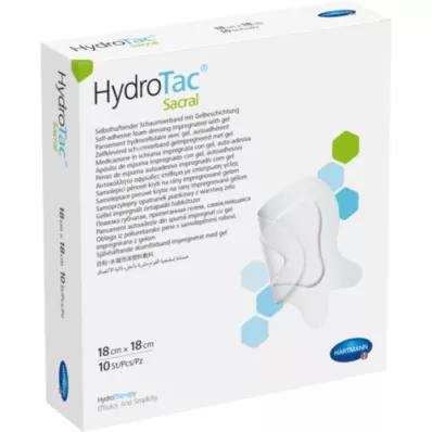 HYDROTAC medicazione sacrale comfort in schiuma 18x18 cm sterile, 10 pz
