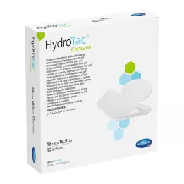 HYDROTAC medicazione concava in schiuma 18x18,5 cm, 10 pz