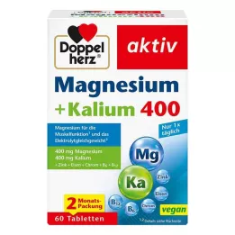 DOPPELHERZ Compresse di magnesio+potassio, 60 pezzi