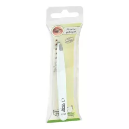MÖRSER Pinzetta Topinox inox curva bianca 125E, 1 pz