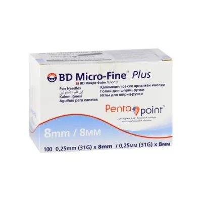 BD Micro-Fine + 8 aghi 0,25x8 mm, 100 pz