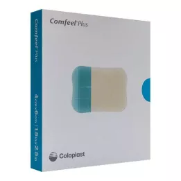 Comfeel Plus medicazione idrocolloidale flessibile 4x6 cm, 10 pz