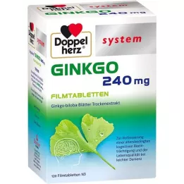 DOPPELHERZ Ginkgo 240 mg sistema di compresse rivestite con film, 120 pz