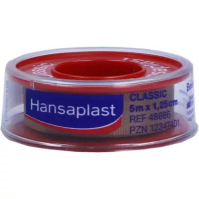 HANSAPLAST Gesso di fissaggio Classic 1,25 cm x 5 m spinta, 1 pz