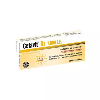 CEFAVIT D3 7.000 U.I. compresse rivestite con film, 60 pz