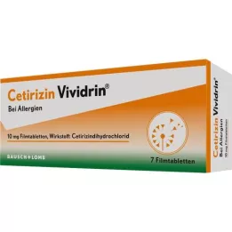 CETIRIZIN Vividrin 10 mg compresse rivestite con film, 7 pz