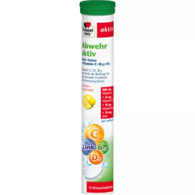 DOPPELHERZ Defence active compresse effervescenti, 15 pz