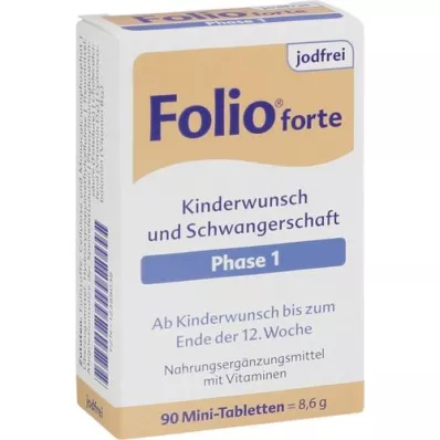 FOLIO 1 forte compresse rivestite con film senza iodio, 90 pz