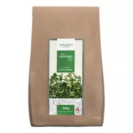 MORINGA Tè in foglie puro 100% biologico, 100 g