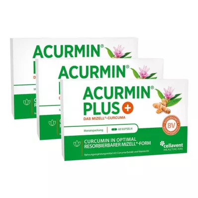 Acurmin Plus La Curcuma Micellare Capsule Molli, 180 pz Acurmin Plus La Curcuma Micellare Capsule Molli, 180 pz