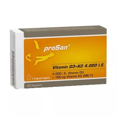 PROSAN Vitamina D3+K2 4.000 U.I. Capsule, 30 pz