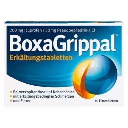 BOXAGRIPPAL Compresse fredde 200 mg/30 mg FTA, 10 pz