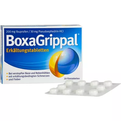 BOXAGRIPPAL Compresse fredde 200 mg/30 mg FTA, 20 pz