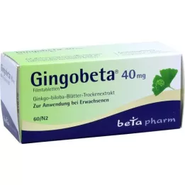 GINGOBETA 40 mg compresse rivestite con film, 60 pezzi