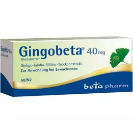 GINGOBETA 40 mg compresse rivestite con film, 60 pezzi