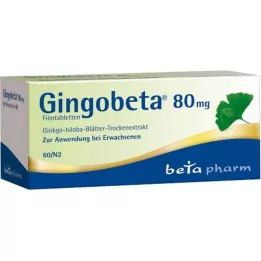 GINGOBETA 80 mg compresse rivestite con film, 60 pezzi