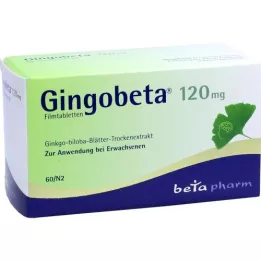 GINGOBETA 120 mg compresse rivestite con film, 60 pezzi