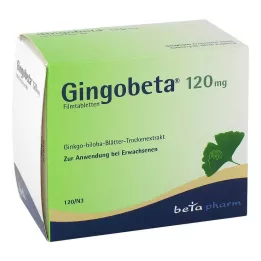 GINGOBETA 120 mg compresse rivestite con film, 120 pezzi