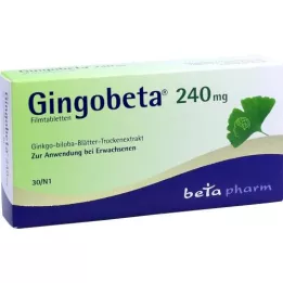 GINGOBETA 240 mg compresse rivestite con film, 30 pezzi
