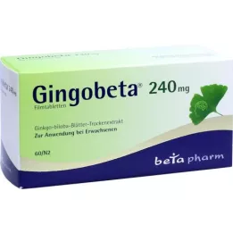 GINGOBETA 240 mg compresse rivestite con film, 60 pezzi