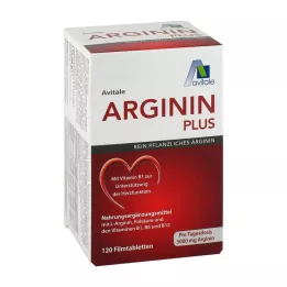 ARGININ PLUS Vitamina B1+B6+B12+acido folico compresse rivestite con film, 120 pz