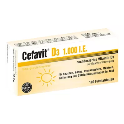 CEFAVIT D3 1.000 U.I. compresse rivestite con film, 100 pz