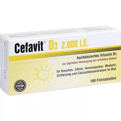 CEFAVIT D3 2.000 U.I. compresse rivestite con film, 100 pz