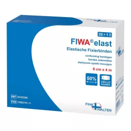 FIXIERBINDE elastico 6 cmx4 m in cellophane, 1 pz