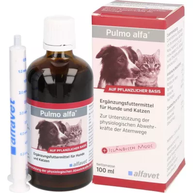 PULMO ALFA Alimento liquido supplementare per cani/gatti, 100 ml