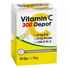VITAMIN C 300 Depot+Zinco+Istidina+D Capsule, 60 Capsule