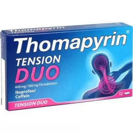 THOMAPYRIN TENSION DUO 400 mg/100 mg compresse rivestite con film, 12 pz