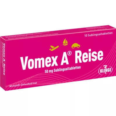 VOMEX A Reise 50 mg Compresse sublinguali, 10 pz