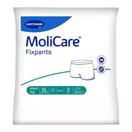 MOLICARE Fixpants a gamba corta taglia XL, 3 pz