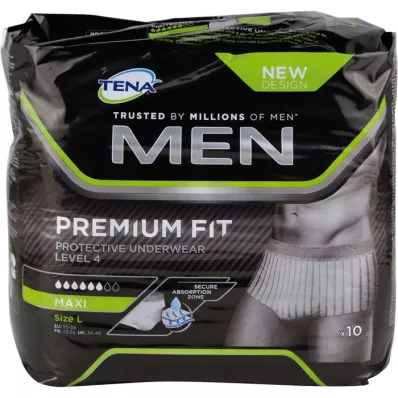 TENA MEN Level 4 Premium Fit Prot.Underwear L, 10 pz