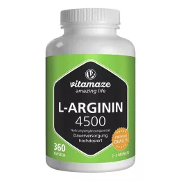 L-ARGININ HOCHDOSIERT capsule da 4.500 mg, 360 pz