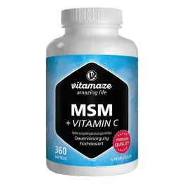 MSM HOCHDOSIERT+Capsule di vitamina C, 360 pz