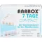 ANABOX Dosatore compatto settimanale per 7 giorni, bianco, 1 pz