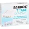 ANABOX Dosatore compatto settimanale per 7 giorni, bianco, 1 pz