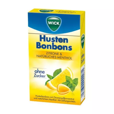 WICK limone &amp; caramelle naturali al mentolo senza zucchero Clickbox, 46 g