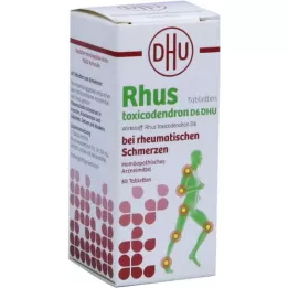 RHUS TOXICODENDRON D 6 Tabl.per i dolori reumatici, 80 pz