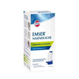 EMSER Doccia nasale con 4 bustine di sale per sciacqui nasali, 1 pz