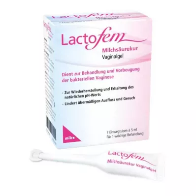 Gel vaginale per il trattamento dellacido lattico Lactofem, 7x5 ml Gel vaginale per il trattamento dellacido lattico Lactofem, 7x5 ml