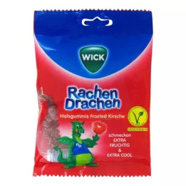 WICK Gomme per la gola ThroatDragon alla ciliegia, 75 g