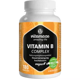 VITAMIN B COMPLEX compresse vegane ad alto dosaggio, 180 pz