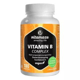VITAMIN B COMPLEX compresse vegane ad alto dosaggio, 180 pz