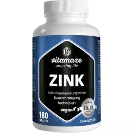 ZINK 25 mg compresse vegane ad alto dosaggio, 180 pz