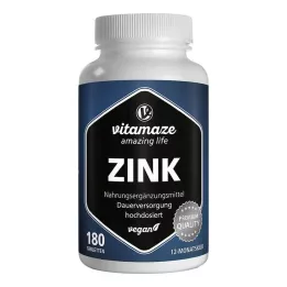 ZINK 25 mg compresse vegane ad alto dosaggio, 180 pz