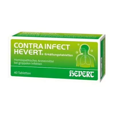 CONTRAINFECT Compresse fredde Hevert, 40 pezzi